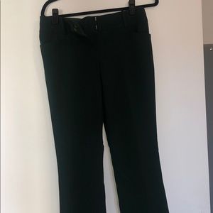 The Limited Dark Green Work Pants, 4